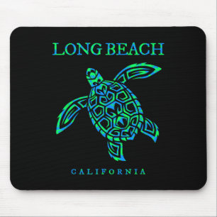 Long Beach California Sea Turtle Boys Girls Toddle Mousepad