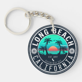 Long Beach California Tropical Sunset Souvenir les