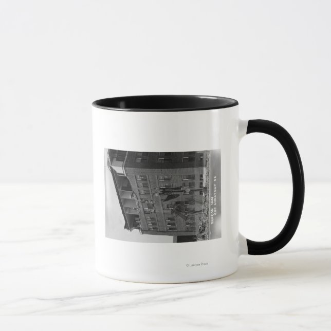 Long Beach, California View Sharon Inn Tasse (Rechts)