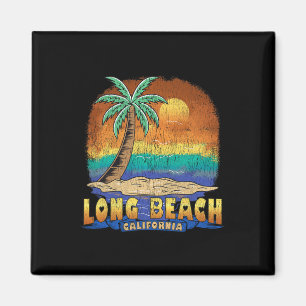 Long Beach California Vintag beängstigend Souvenir Magnet