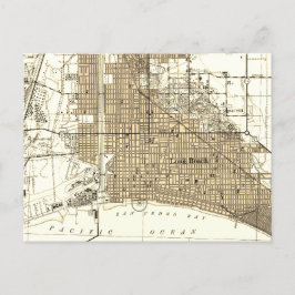 Long Beach California Vintage Karte