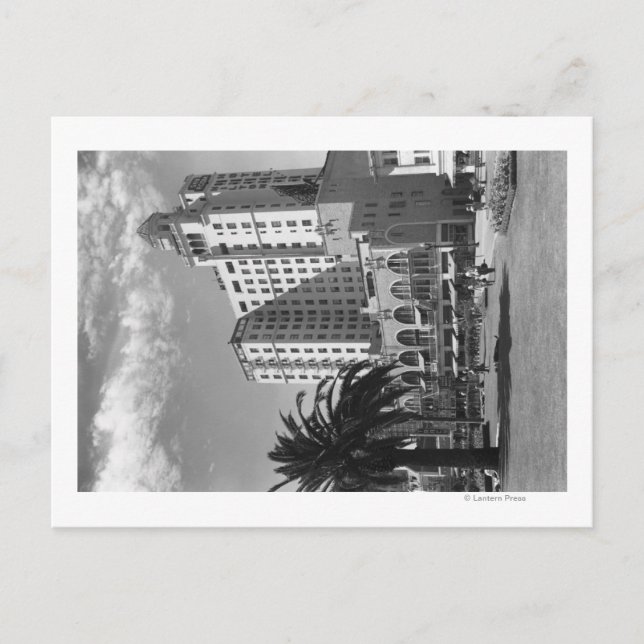 Long Beach, California Wilton Hotel Fotograf Postkarte (Vorderseite)