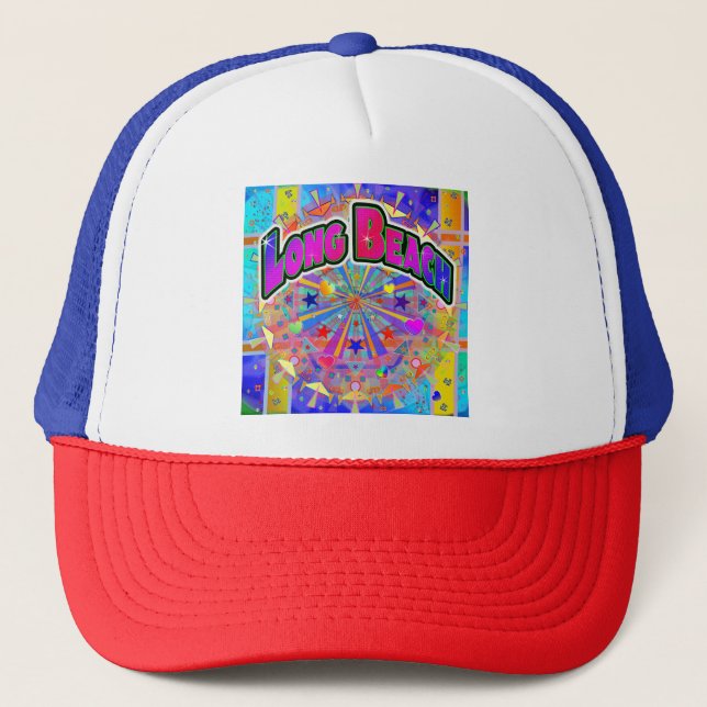 Long Beach Casquette d'unité cosmique (Devant)