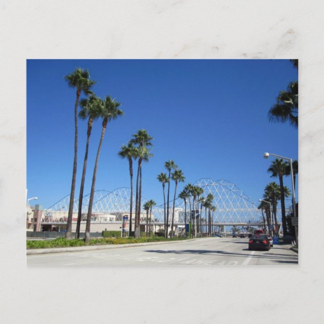 Long Beach Downtown Postkarte (Vorderseite)
