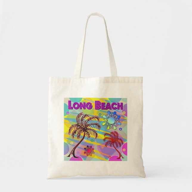 Long Beach Happy and Hope Tote Bag Tragetasche (Vorne)