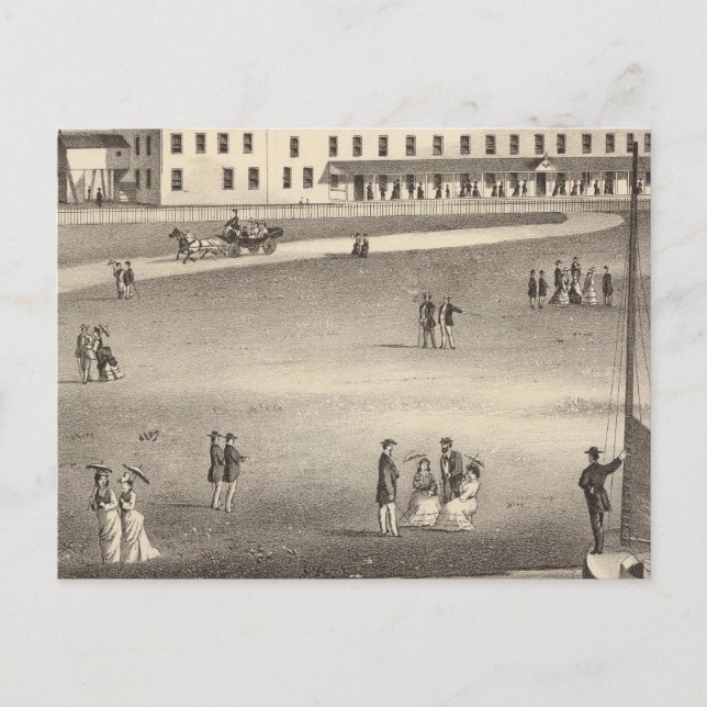 Long Beach House, Long Beach, NJ Postkarte (Vorderseite)