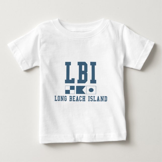 Long Beach Insel Baby T-shirt (Vorderseite)