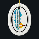 Long Beach Insel Keramikornament<br><div class="desc">Long Beach Insel New-Jersey.</div>