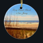 Long Beach Insel, NJ LBI Strand-Verzierung Keramik Ornament<br><div class="desc">Long Beach Insel,  NJ LBI Strand-Weihnachtsverzierung</div>