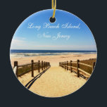 Long Beach Insel, NJ LBI Weihnachtsverzierung Keramik Ornament<br><div class="desc">Long Beach Insel,  NJ LBI Weihnachtsverzierung</div>