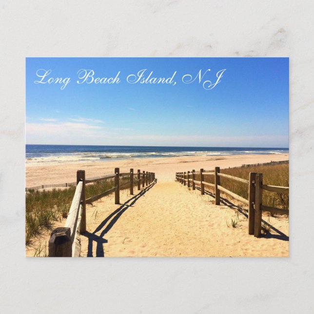 Long Beach Island, carte postale NJ LBI (Devant)