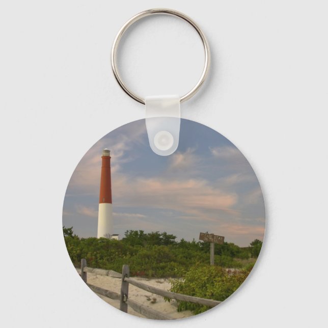 Long Beach Island Light House New Jersey USA Schlüsselanhänger (Vorderseite)