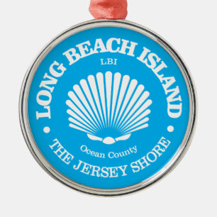 Long Beach Island (Muschel) Ornament Aus Metall