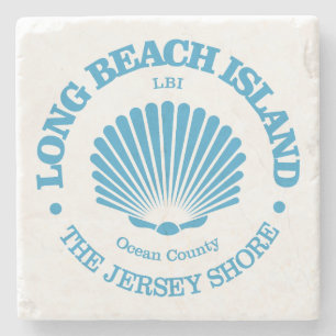 Long Beach Island (Muschel) Steinuntersetzer