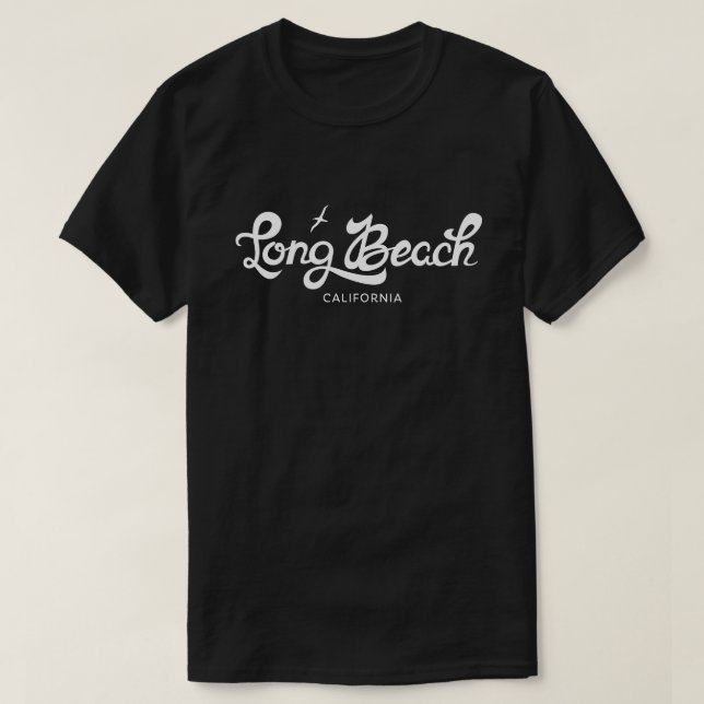 Long Beach Kalifornien T-Shirt (Design vorne)