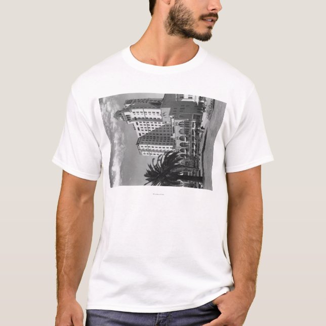 Long Beach, Kalifornien Wilton Hotel-Fotografie T-Shirt (Vorderseite)