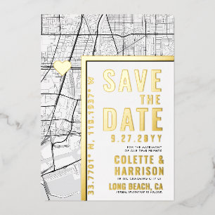 Long Beach Love Locator   Mariage Carte de Faire-P