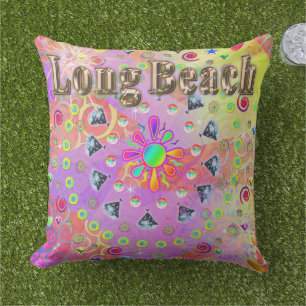 Long Beach Lucky Golden Kissen