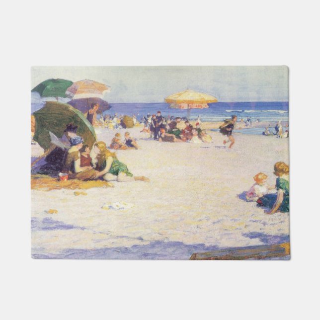 Long Beach (New Yorker Staat) Fußmatte (Vorderseite)