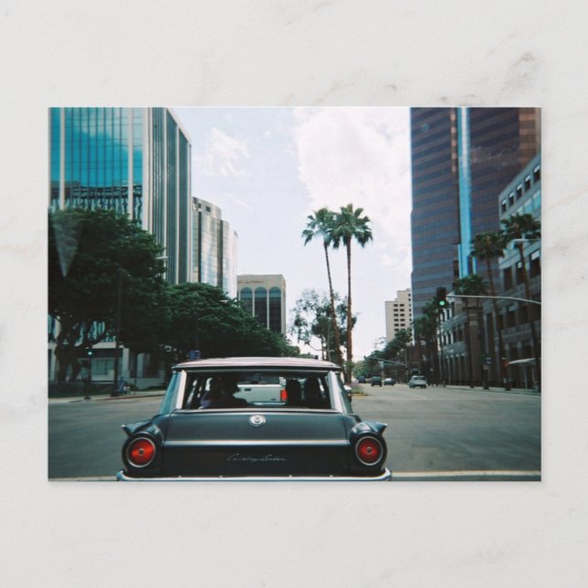 Long Beach Postkarte (Vorderseite)