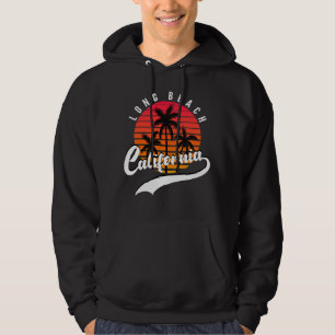 Long Beach Retro Sunset Sweat - shirt à capuche no