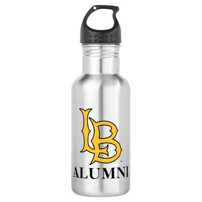 Long Beach Staat Alumni Edelstahlflasche (Vorderseite)