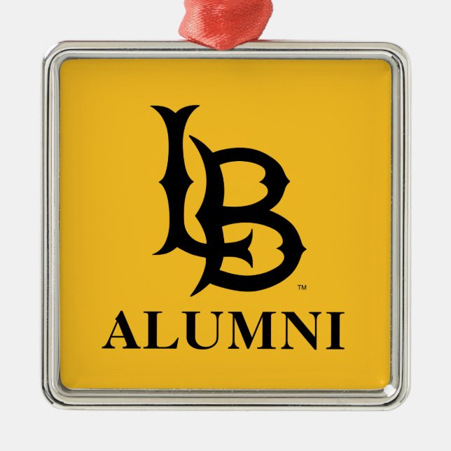 Long Beach Staat Alumni Ornament Aus Metall (Vorne)
