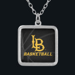 Long Beach Staat Basketball Versilberte Kette<br><div class="desc">Karo diese California Staat University Long Beach Designs! Zeigen Sie Ihren California Staatsstolz mit diesen neuen Universitätsprodukten. Diese Geschenke machen die perfekte Geschenke für den Long Beach Student, Alumni, Familie, Freund oder Fan in Ihrem Leben. Alle diese Zazzle-Produkte sind mit Ihrem Namen, Klassenzimmer oder Club individuell einstellbar. Los Long Beach!...</div>