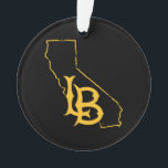 Long Beach Staat Liebe Ornament<br><div class="desc">Karo diese California Staat University Long Beach Designs! Zeigen Sie Ihren California Staatsstolz mit diesen neuen Universitätsprodukten. Diese Geschenke machen die perfekte Geschenke für den Long Beach Student, Alumni, Familie, Freund oder Fan in Ihrem Leben. Alle diese Zazzle-Produkte sind mit Ihrem Namen, Klassenzimmer oder Club individuell einstellbar. Los Long Beach!...</div>