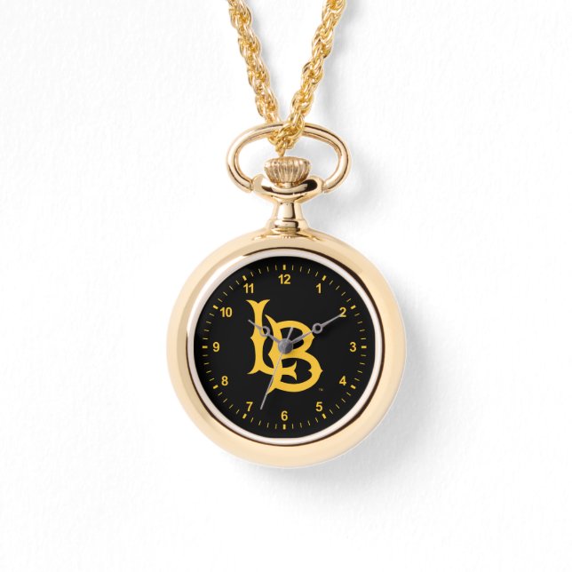 Long Beach Staat Logo Armbanduhr (Vorderseite)