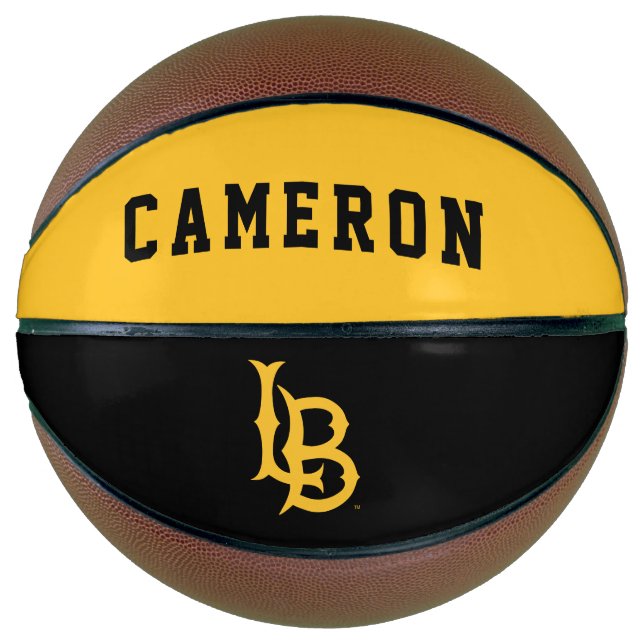 Long Beach Staat Logo Basketball (Vorderseite)