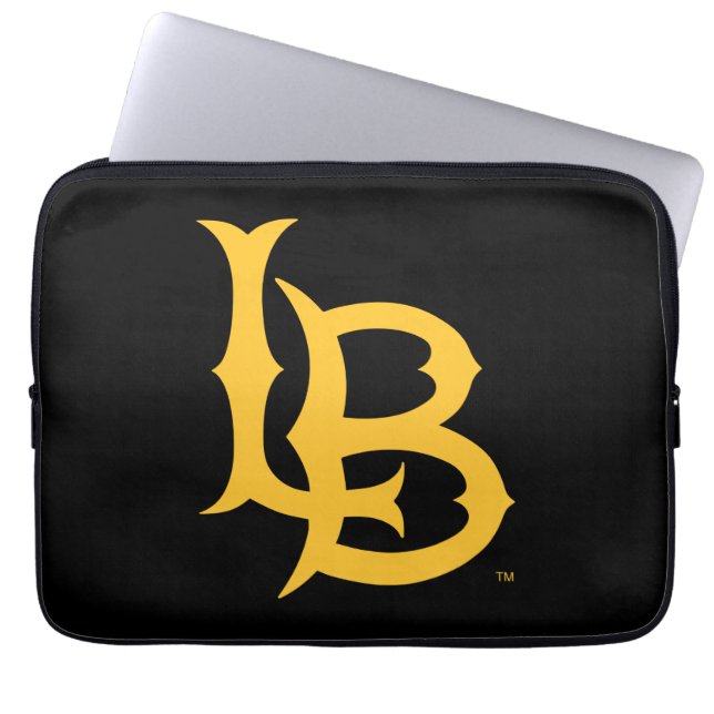 Long Beach Staat Logo Laptopschutzhülle (Vorderseite)