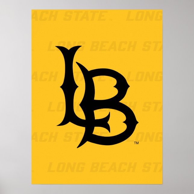Long Beach Staat Poster (Vorne)