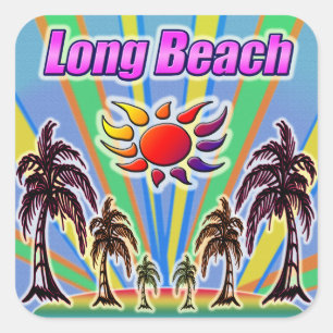 Long Beach Summer Liebe Aufkleber