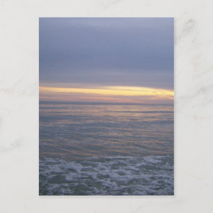 Long Beach Sunset Postkarte
