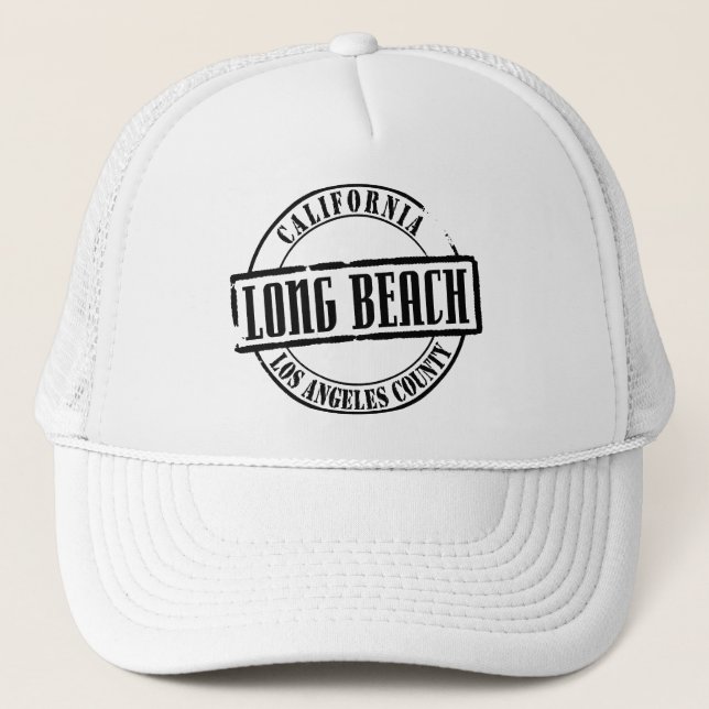 Long Beach Titel Truckerkappe (Vorderseite)