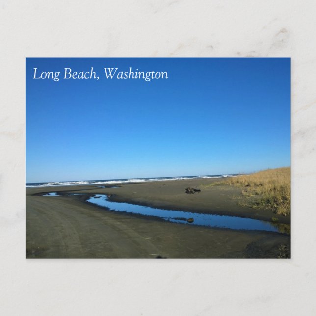 Long Beach, Washington Postkarte (Vorderseite)