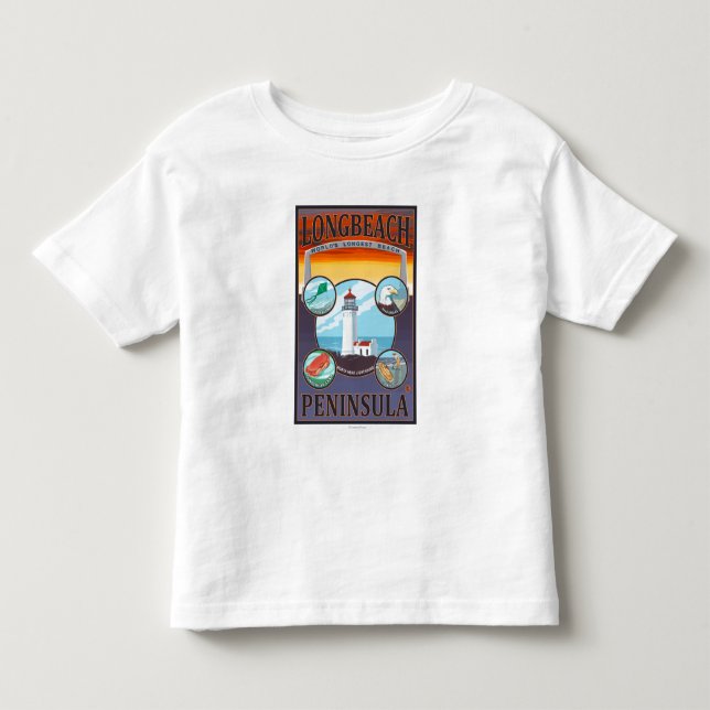 Long Beach, WashingtonTravel Kleinkind T-shirt (Vorderseite)