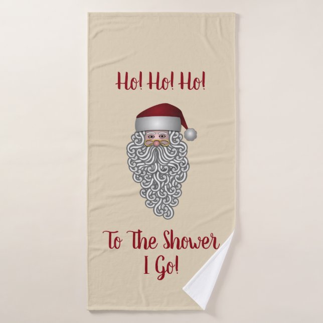 Long Beard Santa Badhandtuch Set (Badehandtuch)
