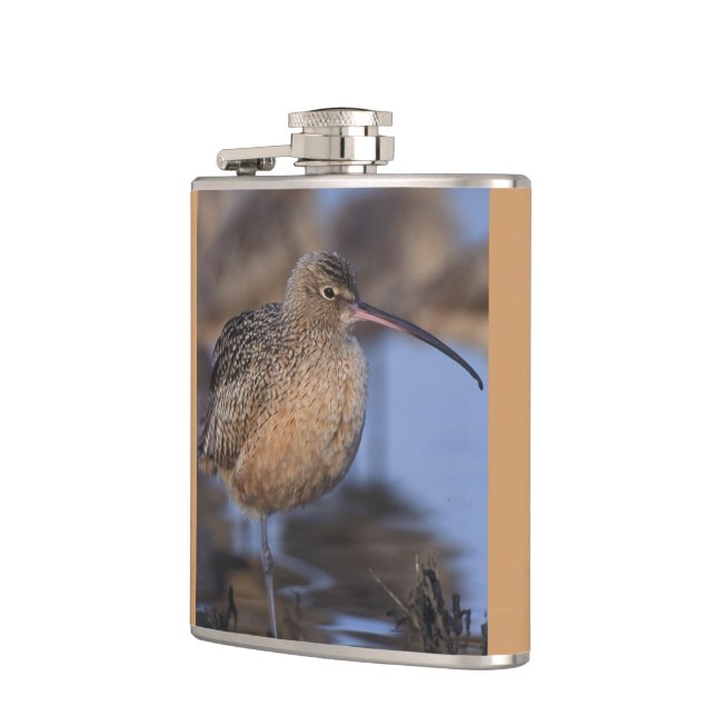 Long Billed Curlew Flachmann (Links)