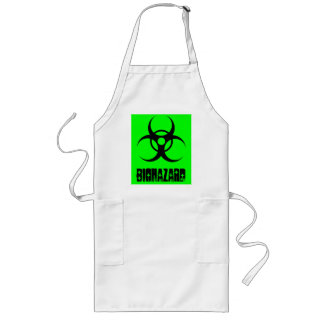 Long Biohazard avec le tablier des textes de biohazard