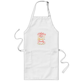 Long Cadeau de tablier de cuisine pour famille et amour