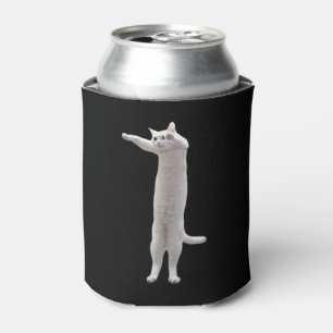Long Cat Meme Doppelseitiges Schwarz Dosenkühler