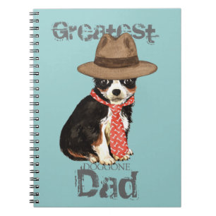 Long Coat Chihuahua Vater Notizblock