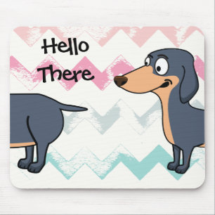 Long Dog Love - Dachshund-Mauspad Mousepad