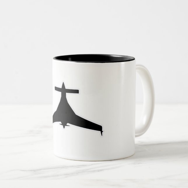 Long Ez Experimentalflugzeug Kaffeetasse (VorderseiteRechts)