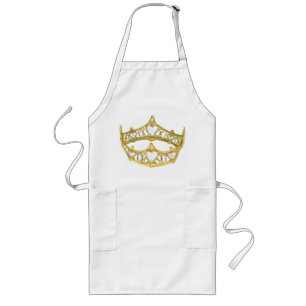 Long Grand tablier de la couronne de la Reine des Coeur
