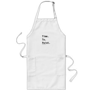 Long Grands artistes peignant le tablier