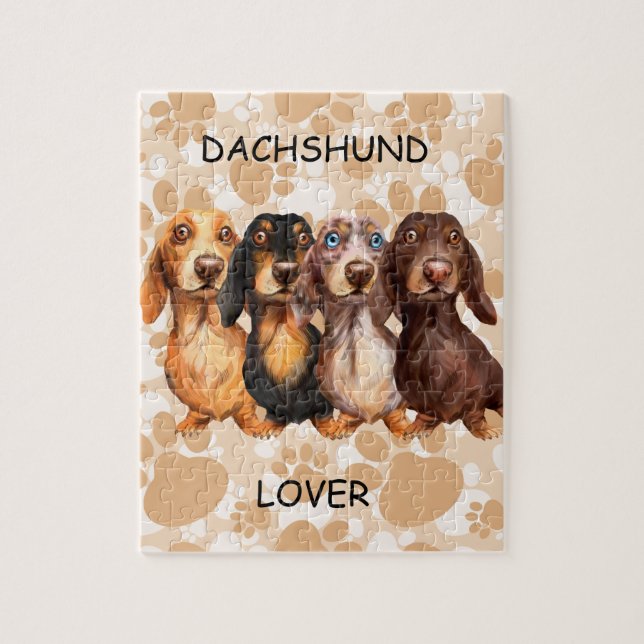 Long Hair Dachsund (Vertikal)