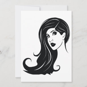 Long Hair Schöne Frauen Mode Makeup Art